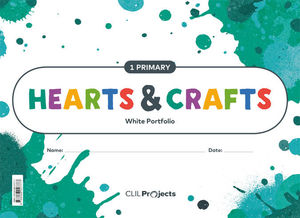 HEARTS & CRAFTS WHITE NOTEBOOK 1 PRIMARIA