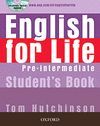 ENGLISH FOR LIFE PRE-INTERMEDIATE. WORKBOOK WITH KEY