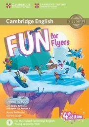 FUN FOR FLYERS STUDENT'S BOOK WITH ONLINE ACTIVITIES WITH AUDIO AND HOME FUN BOO