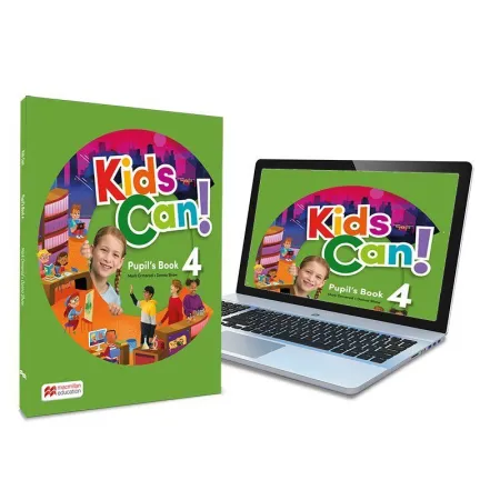 Kids Can! 4 Pupil's Book: Libro de Texto de Inglés Impreso con Acceso a la Versi