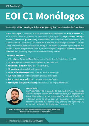 EOI C1 MONÓLOGOS
