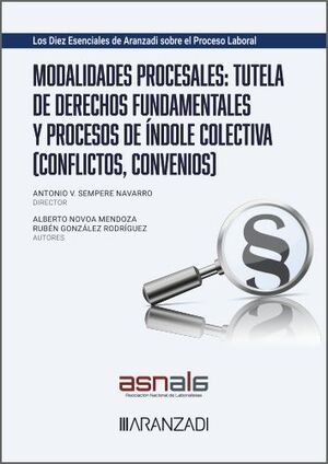 MODALIDADES PROCESALES: TUTELA DE DERECHOS FUNDAMENTALES Y PROCESOS DE ÍNDOLE CO