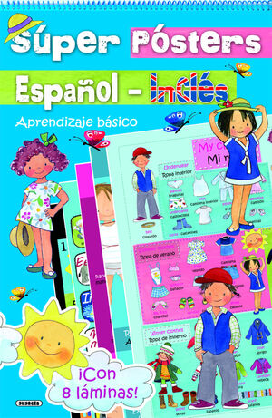 SUPER PÓSTERS ESPAÑOL-INGLÉS. APRENDIZAJE BÁSICO