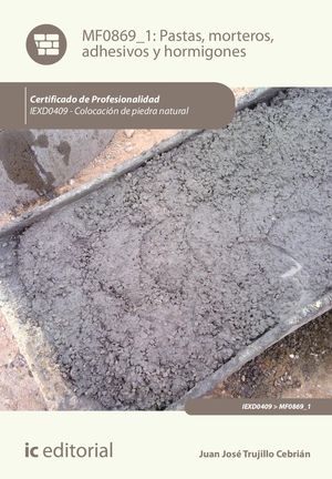 PASTAS, MORTEROS, ADHESIVOS Y HORMIGONES. IEXD0409 - COLOCACIÓN DE PIEDRA NATURA