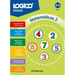 LOGICO PRIMO. MATEMÁTICAS 2 (5-6 AÑOS)
