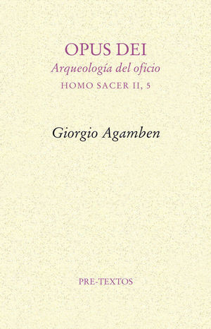 OPUS DEI ARQUEOLOGIA DEL OFICIO
