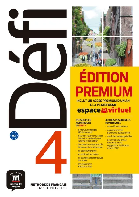 Defi 4 Nivel B2 Libro del Alumno y Cd Premium 2019