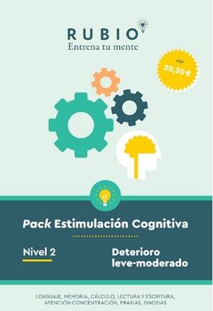 PACK ESTIMULACIÓN COGNITIVA. NIVEL 2 (DETERIORO LEVE-MODERADO)