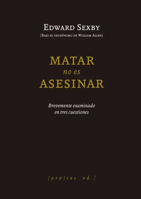 Matar no Es Asesinar