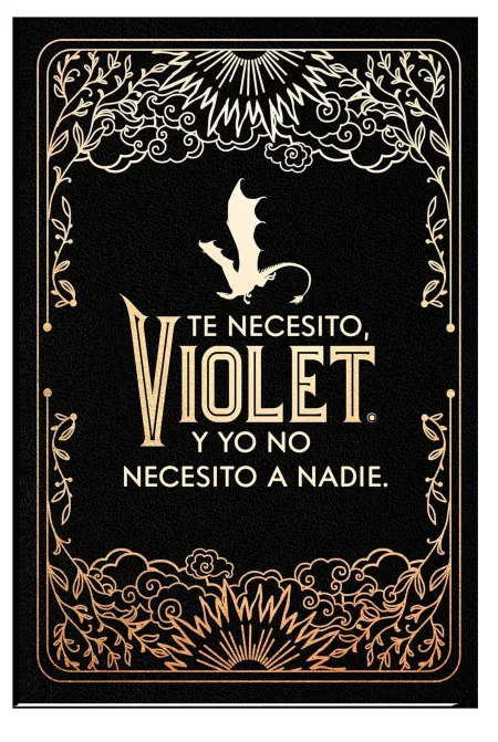 Diario Oficial de Alas de Sangre: te Necesito, Violet.