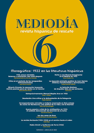 MEDIODÍA. REVISTA HISPÁNICA DE RESCATE. 6