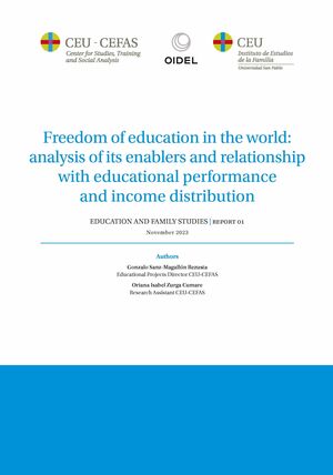 FREEDOM OF EDUCATION IN THE WORLD: ANALYSIS OF ITS ENABLERS AND RELATIONSHIP WIT