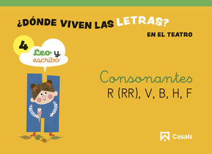 ¿ DONDE VIVEN LAS LETRAS ? NIVEL 4 ( R,RR,V.B,H,F ) 2024
