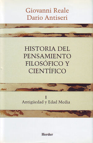 HISTORIA DEL PENSAMIENTO FILOSOFICO Y CIENTIFICO I