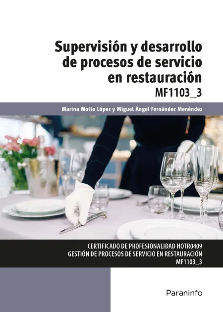 Supervisión y Desarrollo de Procesos de Servicio en Restauración