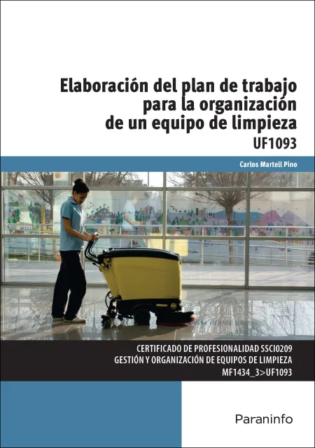 Elaboración del Plan de Trabajo para la Organizacion de Equipo Limpieza