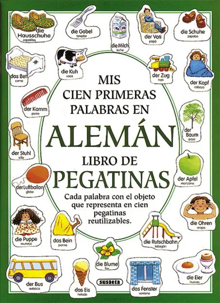Mis Cien Primeras Palabras en Aleman. Libro de Pegatinas ( Ref. 253 )