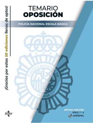 PACK TEMARIO OPOSICIÓN ESCALA BÁSICA POLICÍA NACIONAL