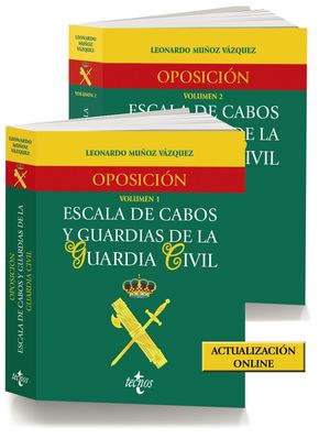 PACK OPOSICIÓN ESCALA DE CABOS Y GUARDIAS DE LA GUARDIA CIVIL