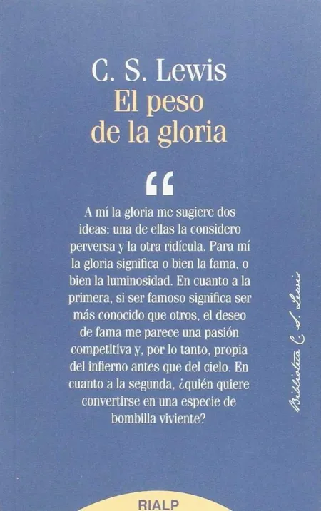 El Peso de la Gloria