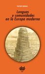 LENGUAS Y COMUNIDADES EN LA EUROPA MODERNA