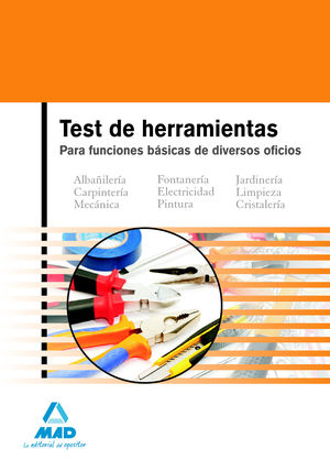 TEST DE HERRAMIENTAS PARA FUNCIONES BÁSICAS DE DIVERSOS OFICIOS