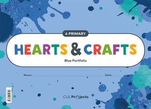 HEARTS & CRAFTS BLUE  NOTEBOOK I 6PRIMARIA