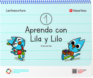 APRENDO CON LILA Y LILO CUADERNO 1