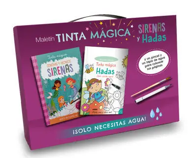 Tinta Magica Maletin Sirenas y Hadas