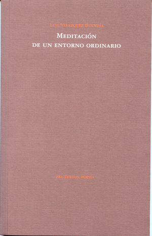 * MEDITACION DE UN ENTORNO ORDINARIO PT-1027