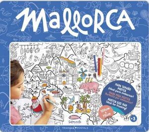 MALLORCA MAPA PARA COLOREAR