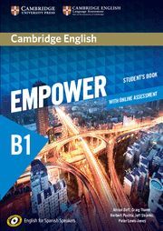 CAMBRIDGE ENGLISH EMPOWER PRE-INTERMEDIATE B1 STUDENT +ONLINE ASESSMENT