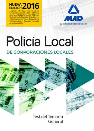 Policía Local Test del Temario General