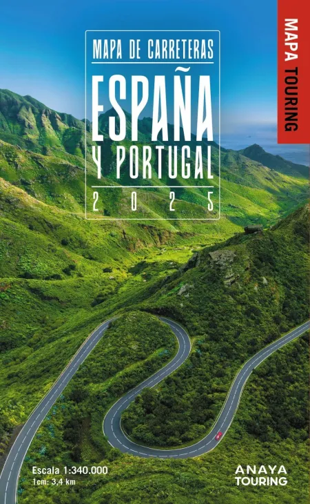 Mapa de Carreteras de España y Portugal 1:340. 000, 2025