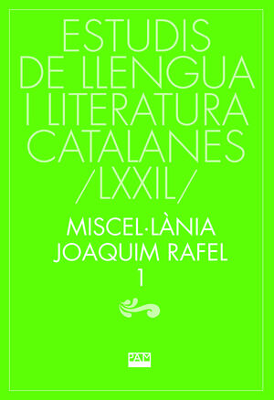 MISCEL·LÀNIA JOAQUIM RAFEL, 1
