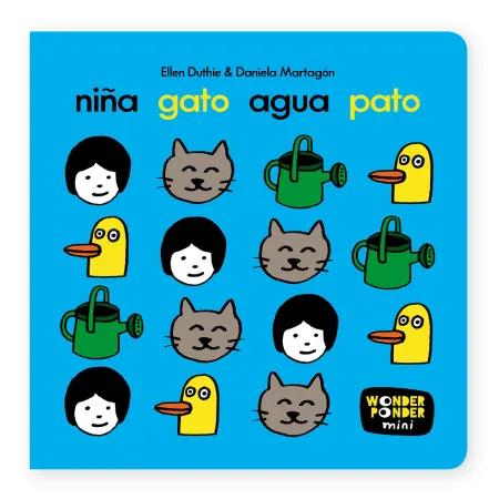 Niña Gato Agua Pato. wonder Ponde
