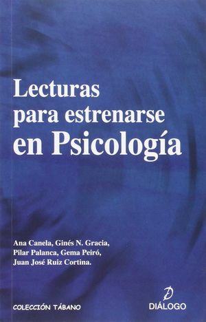 LECTURAS PARA ESTRENARSE EN PSICOLOGÍA