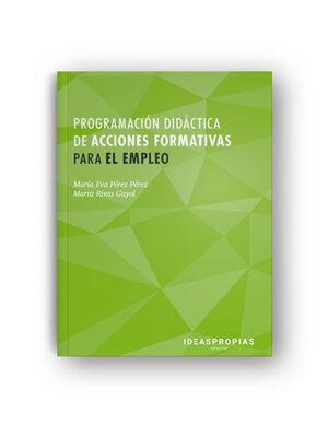 PROGRAMACIÓN DIDÁCTICA DE ACCIONES FORMATIVAS PARA EL EMPLEO