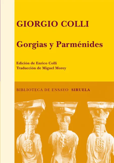 Gorgias y Parmenides Bem-72