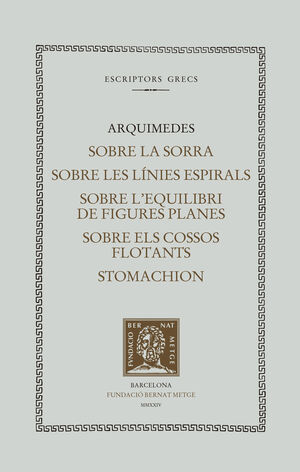 EL LLIBRE DE LA SORRA. SOBRE LES LÍNIES ESPIRALS. SOBRE L'EQUILIBRI DE FIGURES P