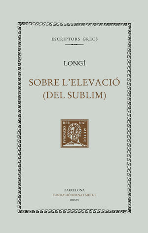 SOBRE L'ELEVACIO DEL SUBLIM RUSTICA