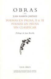 O.C. JUAN RAMON JIMENEZ POEMAS EN PROSA II & III