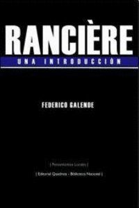 RANCIÈRE UNA INTRODUCCIÓN