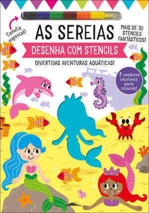 DESENHA COM STENCILS: AS SEREIAS