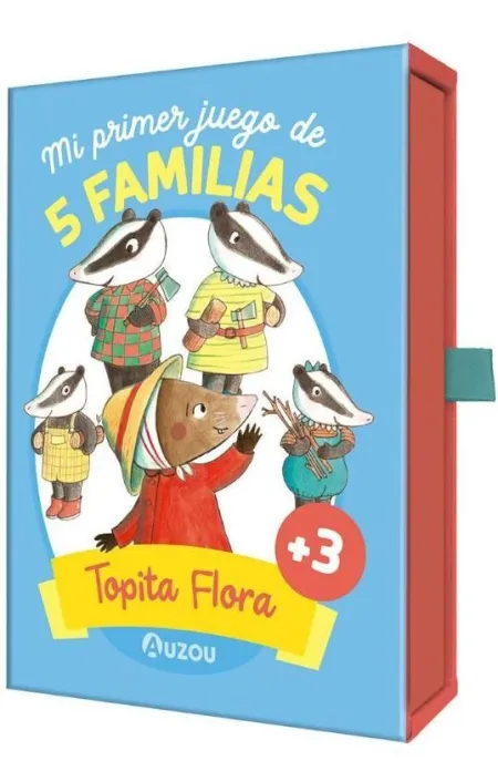 Mi Primer Juego de Cartas 5 Familias Topita Flora
