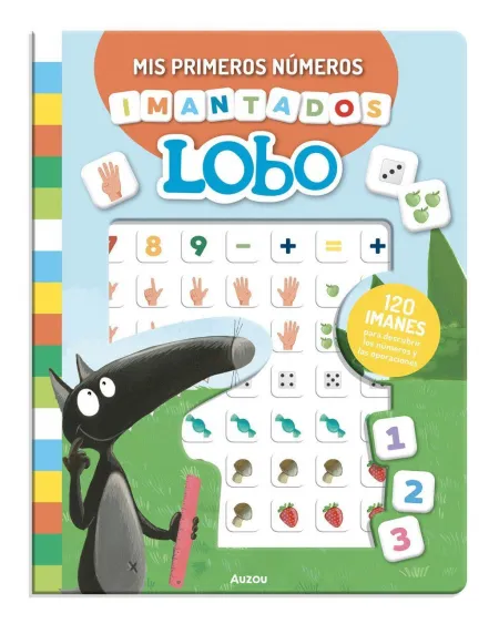 Mis Primeros Números Imantados de Lobo ¡120 Imanes!