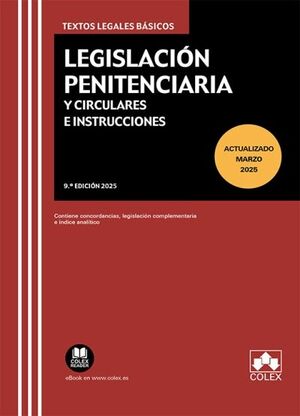 (25).LEGISLACION PENITENCIARIA Y CIRCULARES E INSTRUCCIONES