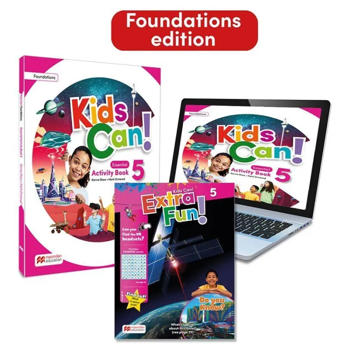 Kids Can! Foundations 5 Essential Activity Book & Extra Fun: con Acceso a la Ve