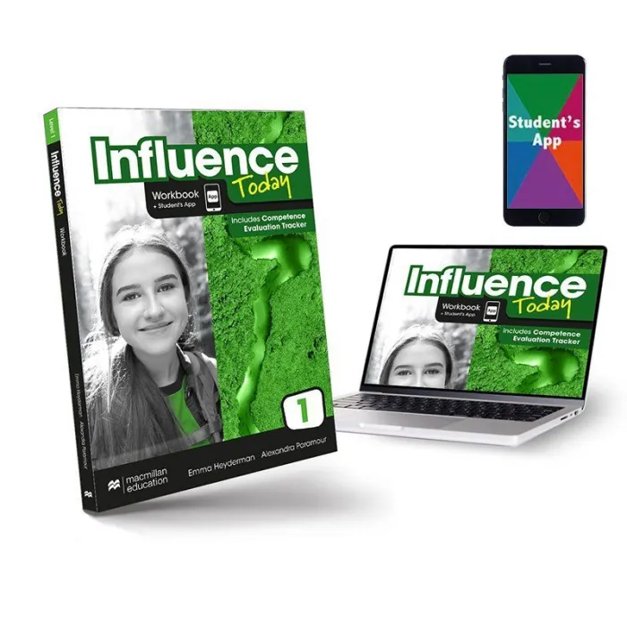 Influence Today 1 Workbook, Competence Evaluation Tracker y Student's App