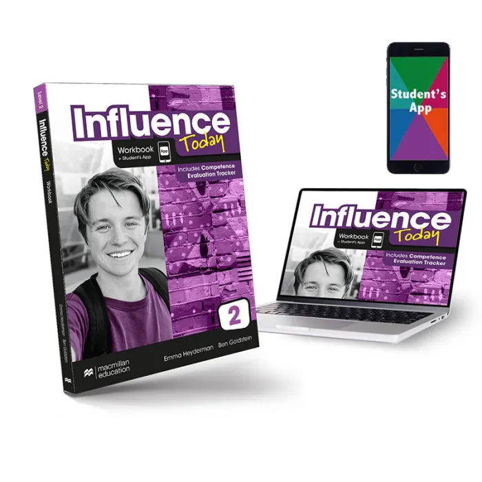 Influence Today 2 Workbook, Competence Evaluation Tracker y Student's App